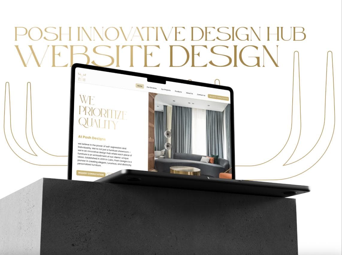 Posh Designs — Innovative Design Hub UI